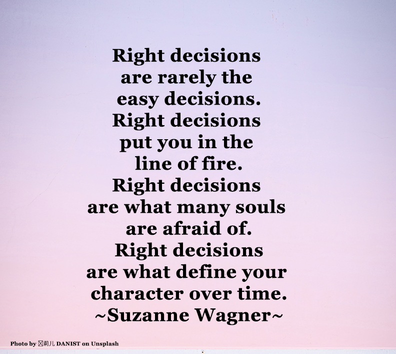 Suzanne Wagner Quote – Never Let Another's Fear Dictate Your Choices